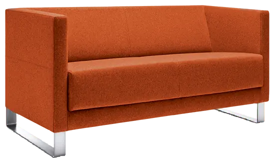 VELA - 3V, křeslo, koženka SL 24 - koženka oranžová